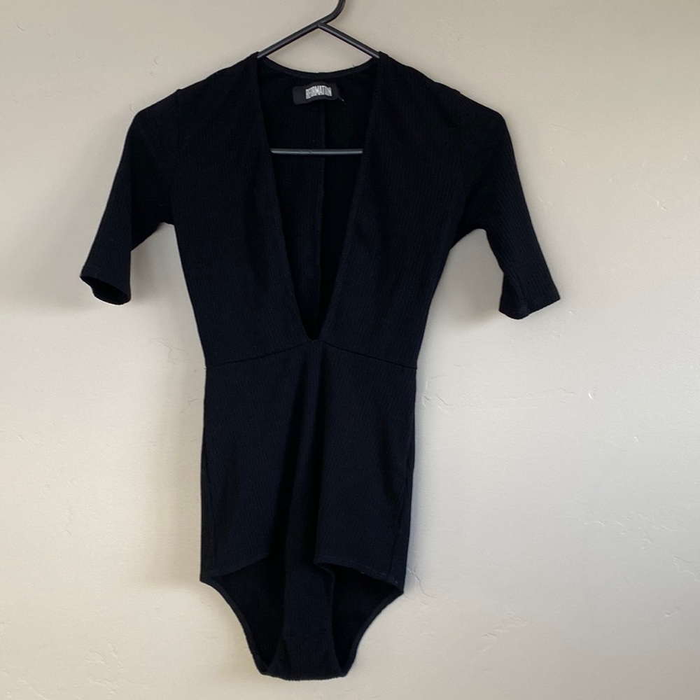 Reformation black bodysuit size XS